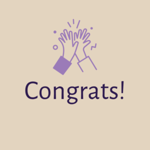 congrats