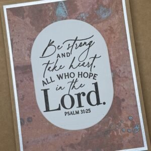 Psalm 31:25